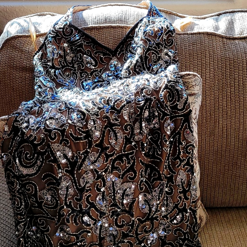 Beaded short dress
